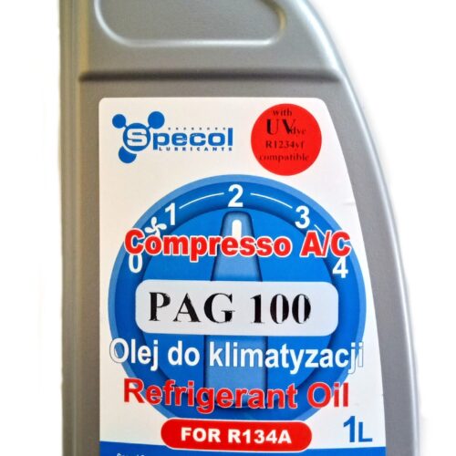 Olej PAG 100 s UV barvivem (namíchané)