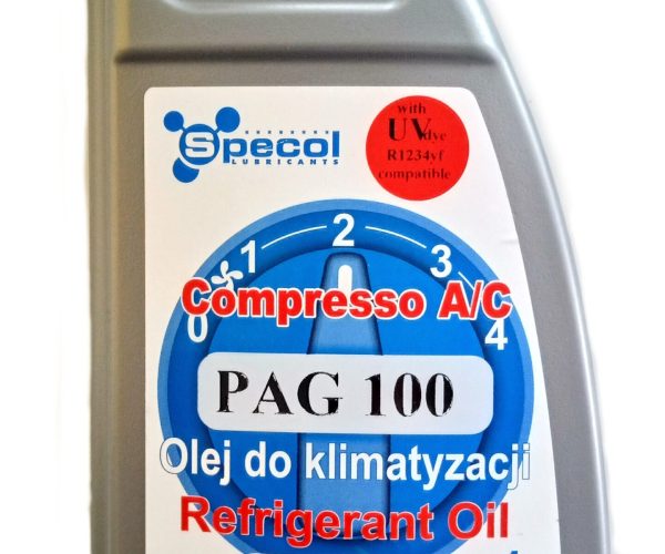 Olej PAG 100 s UV barvivem (namíchané)
