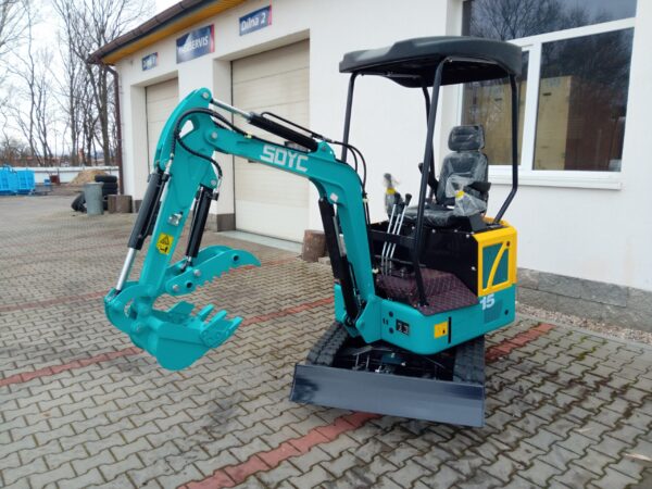 Minibagr YCW-1.5T, 9kW Kubota - Image 13