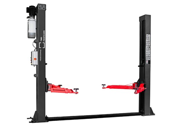 Dvousloupový zvedák 4T automatický - třípolohová prodloužená ramena - Image 7