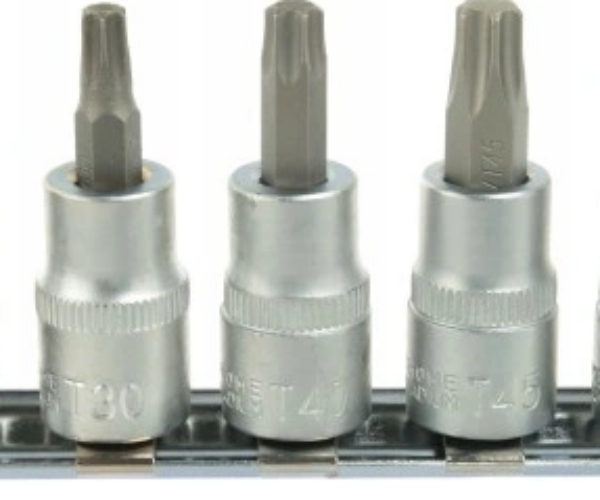 Sada nástrčných hlavic torx T25-50 3/8″