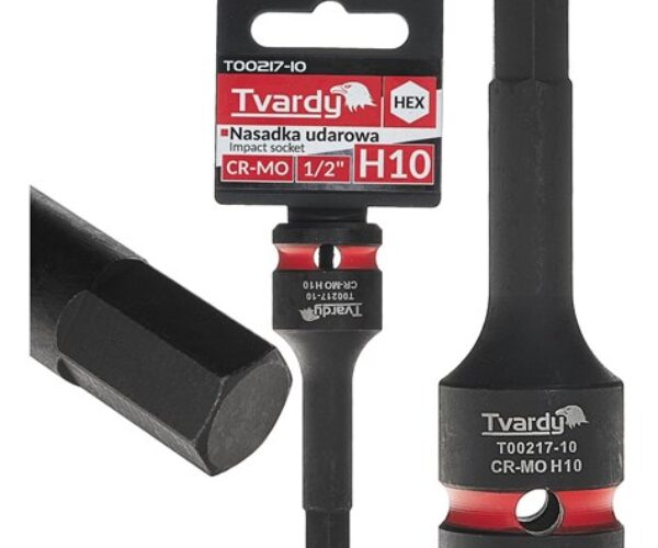Šestihranný rázový nástrčný klíč HEX 1/2″ H10